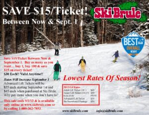 Save $15/Ticket at Skibrule!