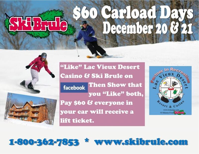 Deals & Steals at Ski Brule