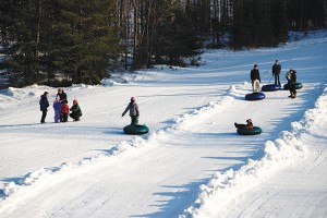 Ski Brule's Homestead Tubing is fun for the whole family.