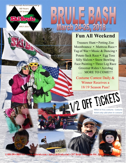 Discounted Lift Ticket Brule Bash With Costume