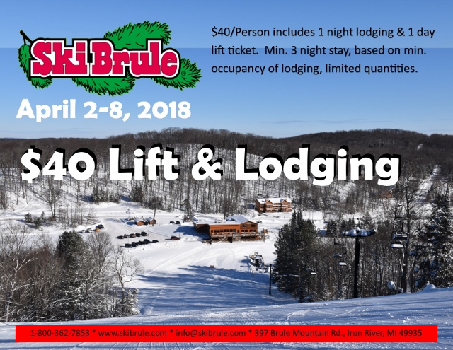 $40 Lift & Lodging Spring Skiing deals