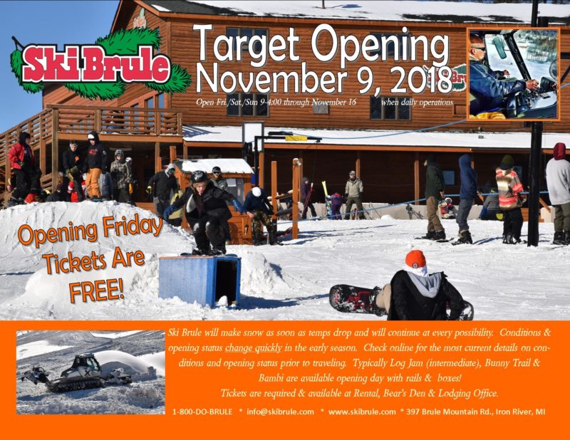 Ski Brule Target Opening