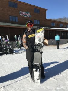 Olympian Nick Baumgartner ripping it up at Ski Brule
