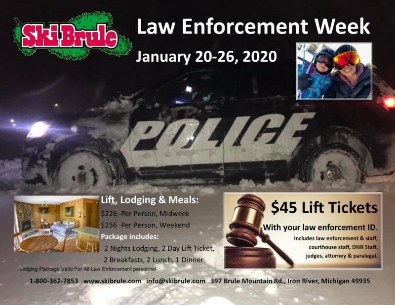 Discounted lift tickets for Law Enforcement