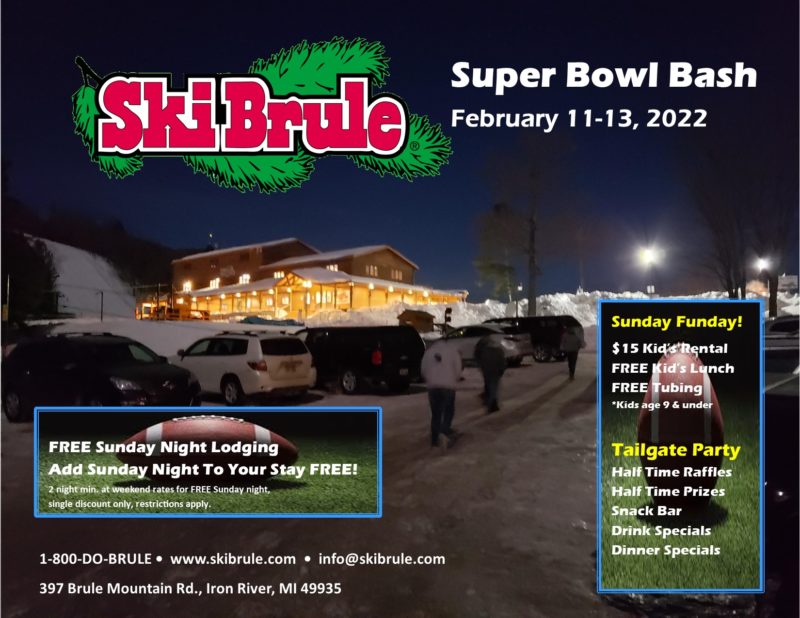 Super Bowl Weekend Lodging Special . Stay two nights and third night is FREE!