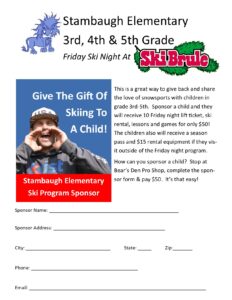 Sponsor A Child & Give The Gift Of Skiing