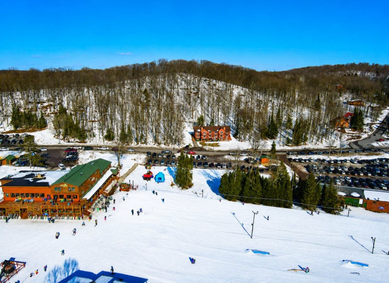 Ski Brule lodging and Brule Village chalets in Michigan's Upper Peninsula