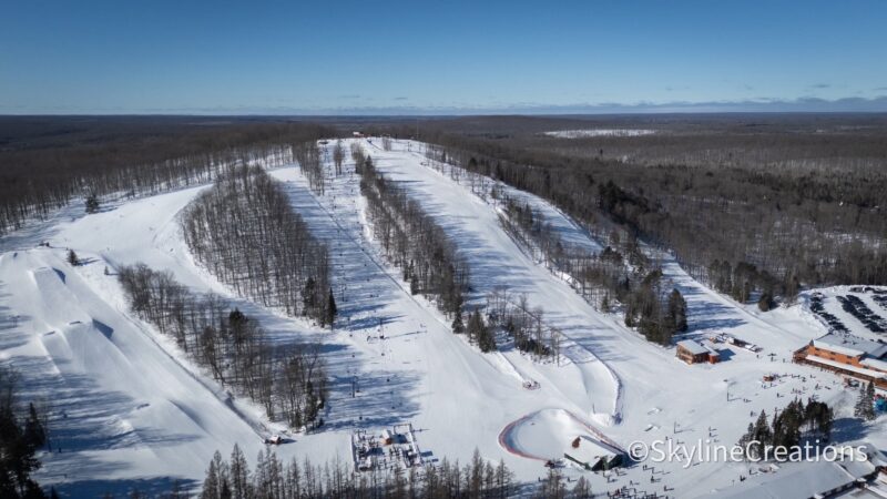 Ski Brule ski slopes and terrain in Michigan's Upper Peninsula