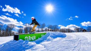 Ski Brule Michigan terrain parks for skiing and snowboarding